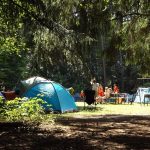 Camping à la plage en France Le Raguene