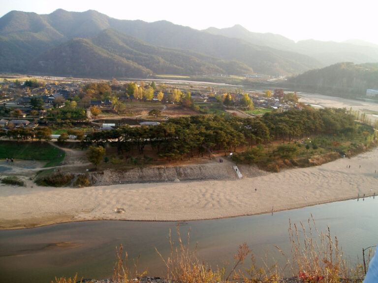 Village Hahoe en Corée